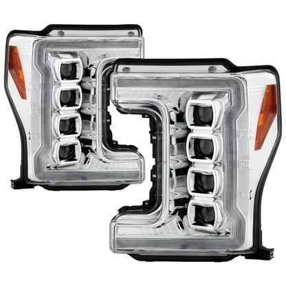 Spyder Ford F-250/F-350/F450 17-18 Full LED Headlights Black PRO-YD-FS17HALAP-SEQ-C SPYDER