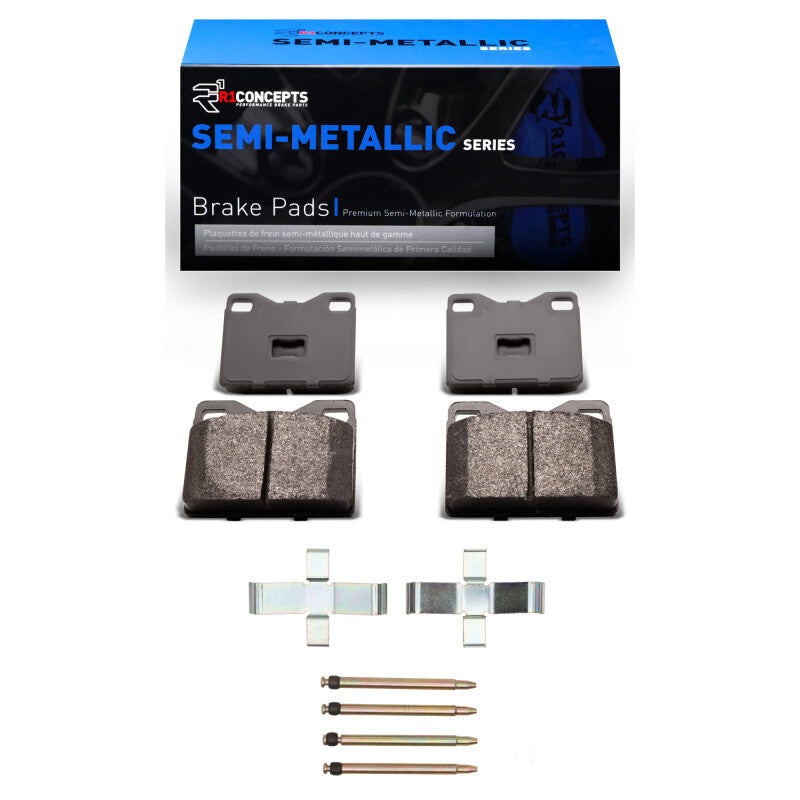 R1 Front Semi-Metallic Brake Pad Kit 1974-1977 Audi 100 Series - 2311-0156-01