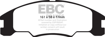 EBC Ultimax2 Front Brake Pads - UD1339 EBC