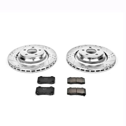 Power Stop 05-10 Chrysler 300 Rear Z23 Evolution Sport Brake Kit PowerStop