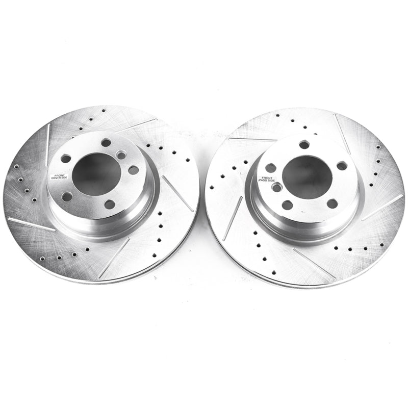 Power Stop 14-15 BMW 228i Front Evolution Drilled & Slotted Rotors - Pair PowerStop