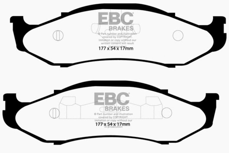 EBC Ultimax2 Front Brake Pads - UD712 EBC
