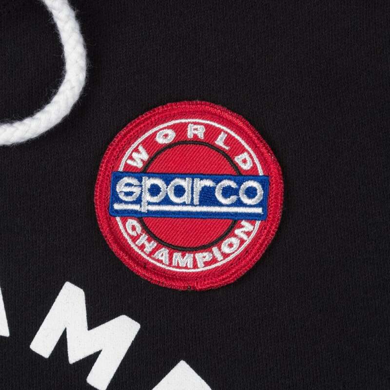 Sparco Hoodie 77 Lrg Black