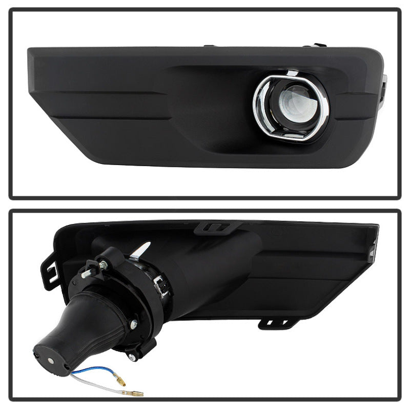 Spyder GMC Acadia 2013-2015 OEM Fog Light W/Universal Switch- Clear FL-GAC2013-C SPYDER