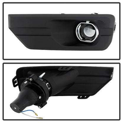 Spyder GMC Acadia 2013-2015 OEM Fog Light W/Universal Switch- Clear FL-GAC2013-C SPYDER