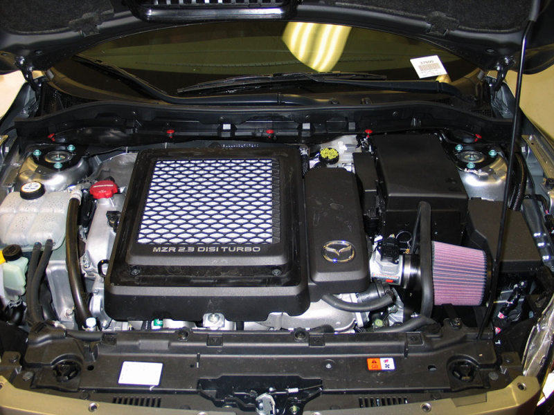 K&N 10 Mazdaspeed3 L4-2.3L Silver Typhoon Short Ram Intake K&N Engineering