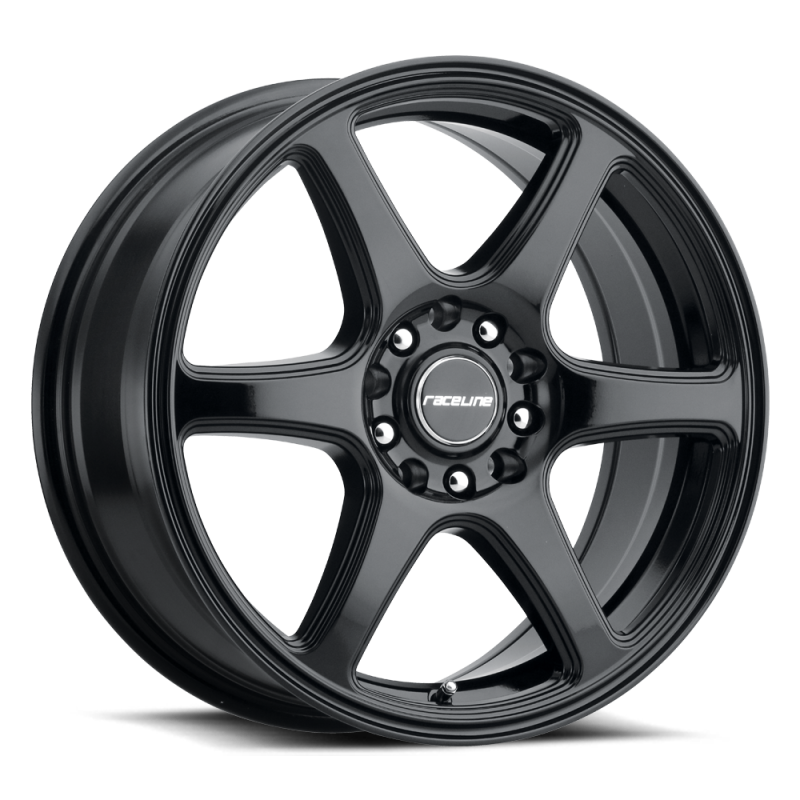 Raceline 146B Matrix 15x7in / 4x100/4x114.3 BP / 40mm Offset / 72.62mm Bore - Gloss Black Wheel