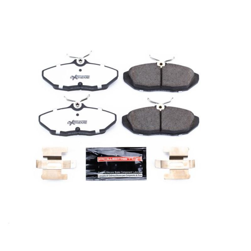 Power Stop 01-02 Dodge Viper Rear Z26 Extreme Street Brake Pads w/Hardware PowerStop