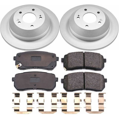 Power Stop 15-19 Kia Sedona Rear Z17 Evolution Geomet Coated Brake Kit PowerStop