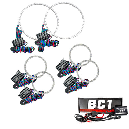 Oracle Nissan Frontier 01-04 Halo Kit - Triple - ColorSHIFT w/ BC1 Controller ORACLE Lighting