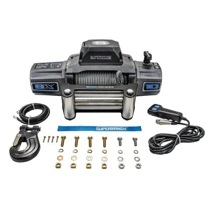 Superwinch 10000 LBS 12V DC 3/8in x 85ft Wire Rope SX 10000 Winch Superwinch