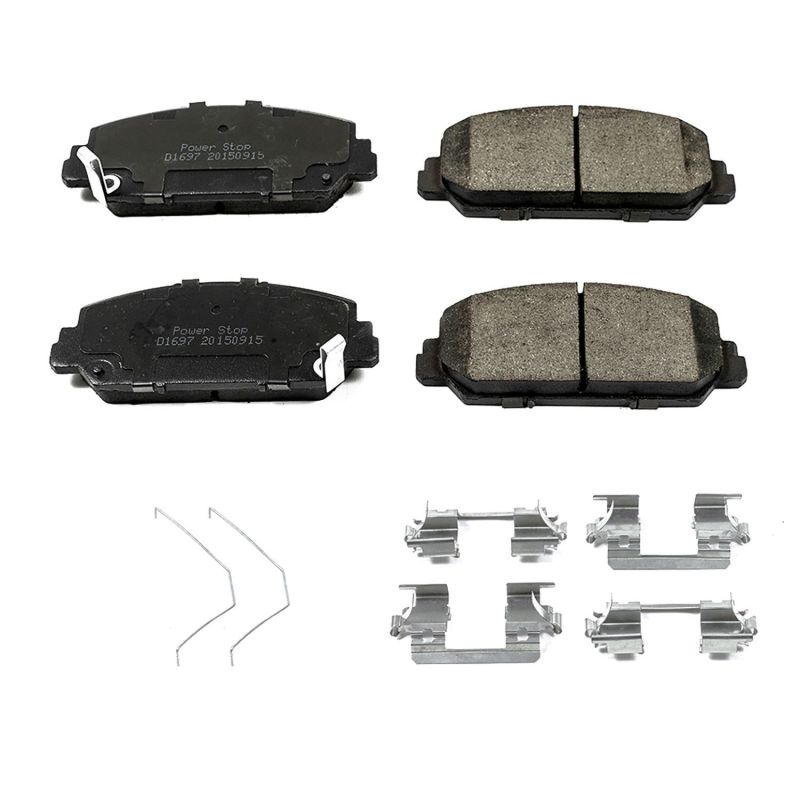 Power Stop 16-19 Acura ILX Front Z17 Evolution Ceramic Brake Pads w/Hardware PowerStop
