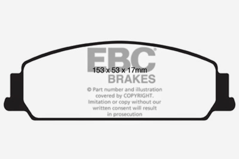 EBC BlueStuff Front Brake Pads - DP51833NDX EBC