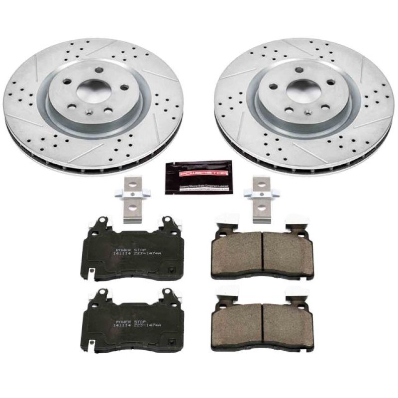 Power Stop 14-17 Chevrolet SS Front Z23 Evolution Sport Brake Kit PowerStop