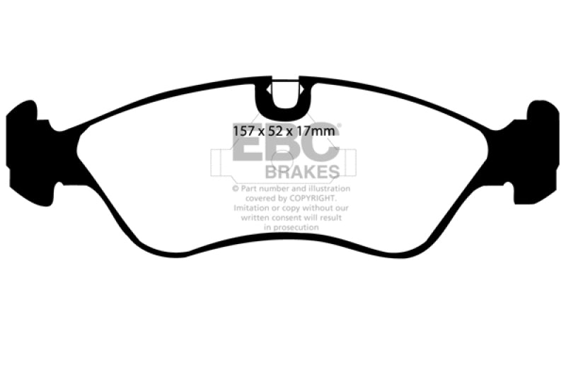 EBC YellowStuff Front Brake Pads - DP4760R EBC