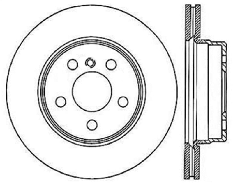StopTech Drilled Sport Brake Rotor Stoptech