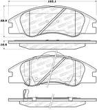 StopTech Premium Ceramic Brake Pads - 308.10740