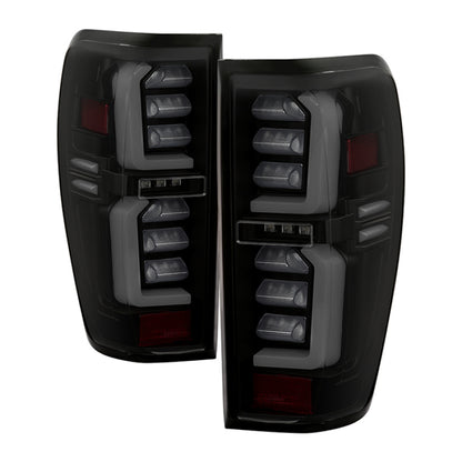 Spyder GMC Sierra 19-20 Incandescent Bulb Model Only LED Tail Lights-Black Smoke ALT-YD-GS19-LED-BSM SPYDER