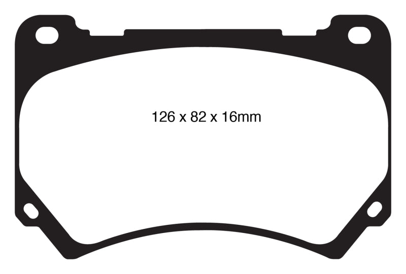 EBC RedStuff Front Brake Pads - DP31849C EBC