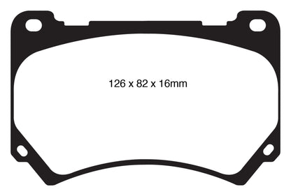 EBC RedStuff Front Brake Pads - DP31849C EBC