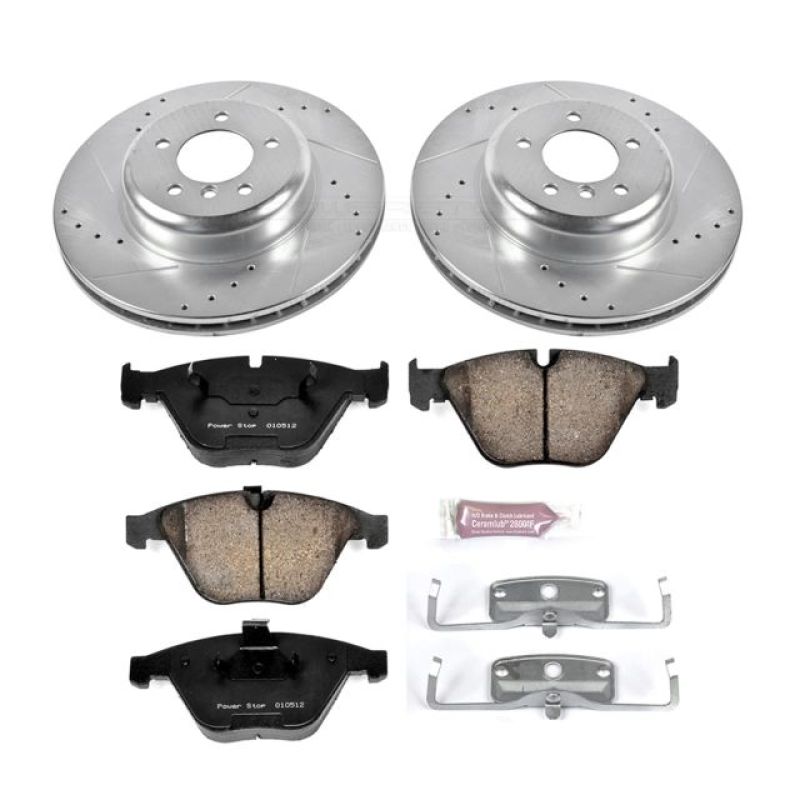 Power Stop 11-13 BMW 335i xDrive Front Z23 Evolution Sport Brake Kit PowerStop