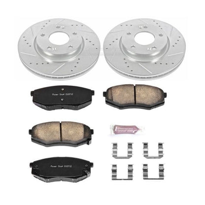 Power Stop 10-12 Hyundai Tucson Front Z23 Evolution Sport Brake Kit PowerStop