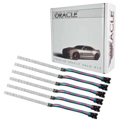 Oracle 15-17 Ford Mustang V6/GT/Shelby DRL Upgrade w/ Halo Kit - ColorSHIFT ORACLE Lighting