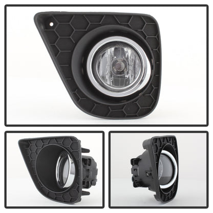 Spyder Honda Accord 2013-2015 2Dr OEM Fog Lights W/Switch- Clear FL-HA2013-2D-C SPYDER