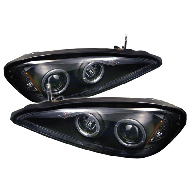 Spyder Pontiac Grand AM 99-05 Projector Headlights LED Halo LED Blk Low 9006 PRO-YD-PGAM99-HL-BK SPYDER