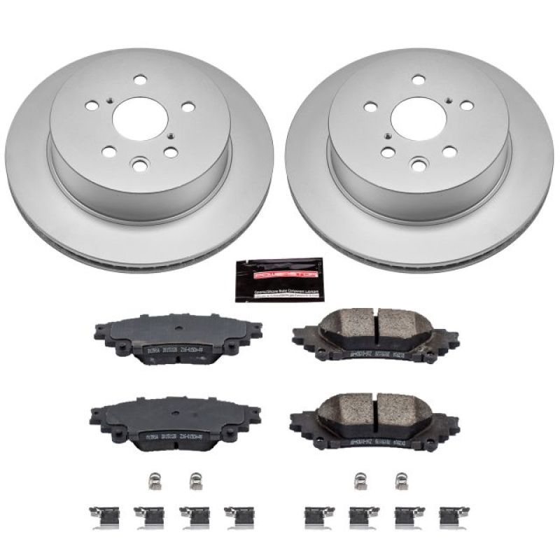 Power Stop 14-15 Lexus IS250 Rear Z17 Evolution Geomet Coated Brake Kit (US & Canadian Models Only) PowerStop