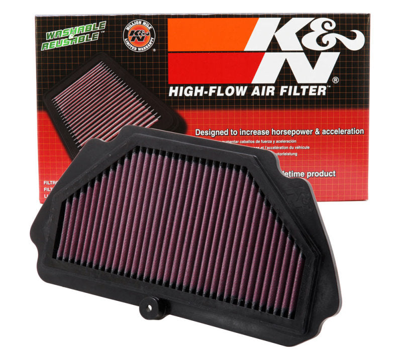 K&N Replacement Air FIlter 09-12 Kawasaki ZX6R Ninja 600 / 09-10 ZX6R Ninja Monster Energy 600 K&N Engineering