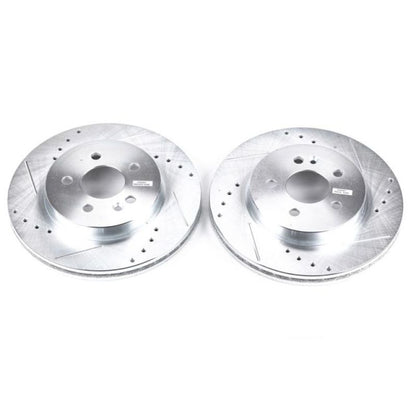 Power Stop 98-03 Mercedes-Benz ML320 Front Evolution Drilled & Slotted Rotors - Pair PowerStop