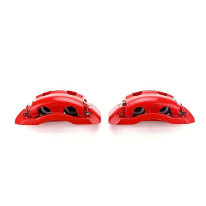 Power Stop 2007 Ford E-150 Front Red Calipers w/Brackets - Pair PowerStop