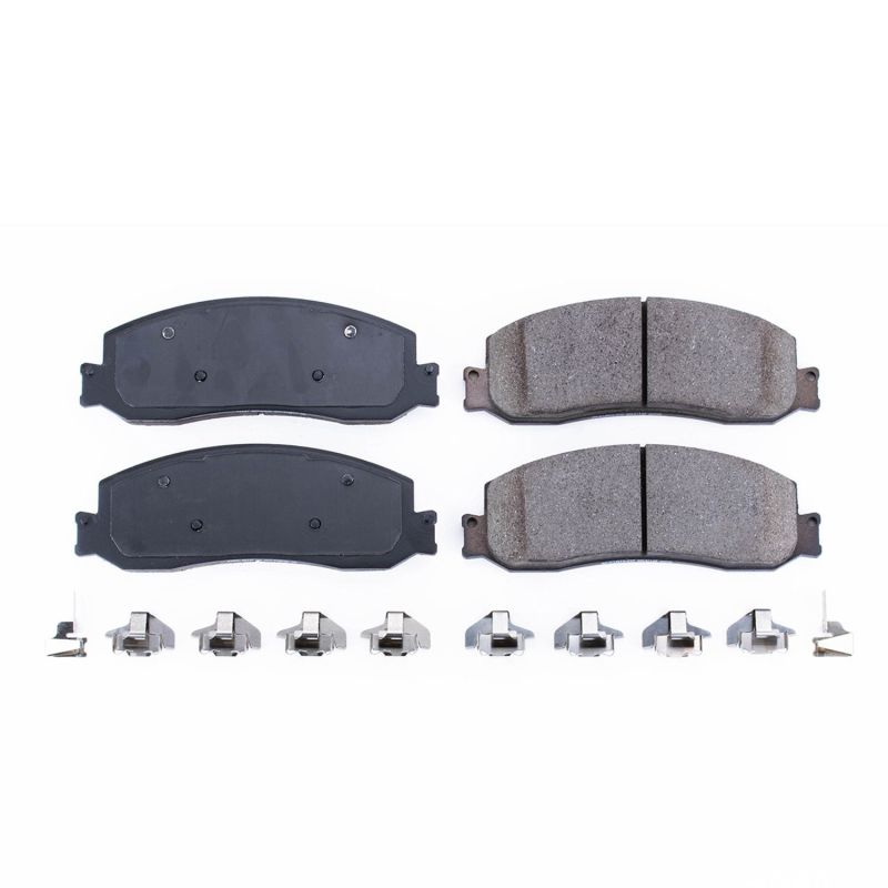 Power Stop 2012 Ford F-250 Super Duty Front Z17 Evolution Ceramic Brake Pads w/Hardware PowerStop