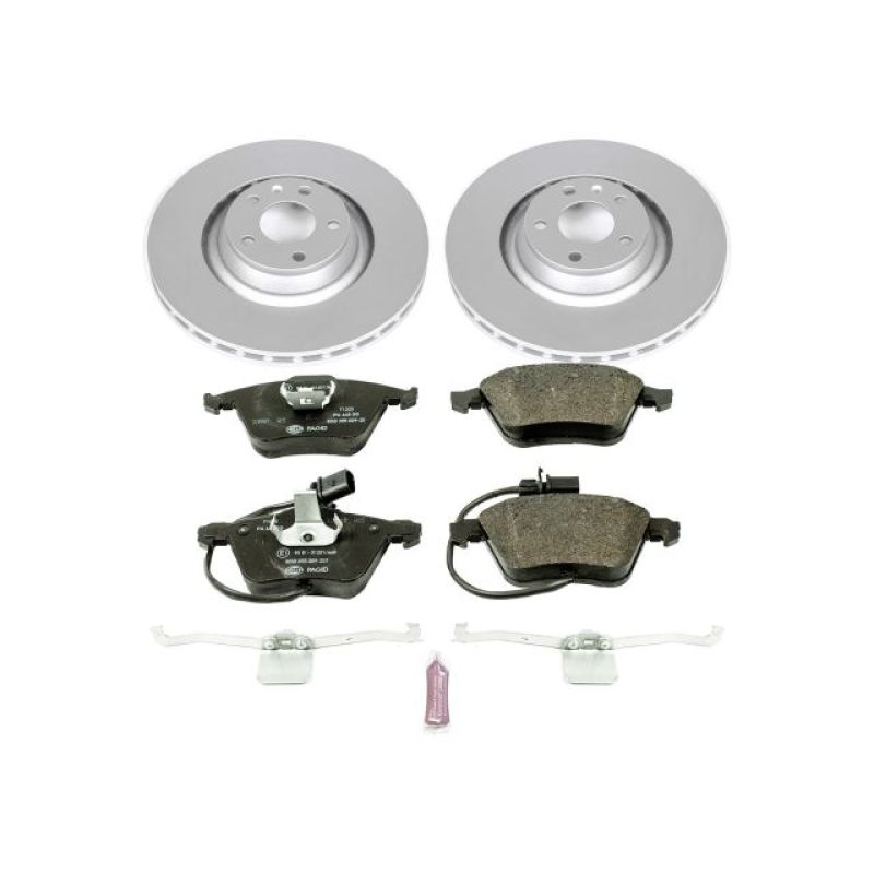 Power Stop 05-11 Audi A6 Quattro Front Euro-Stop Brake Kit PowerStop