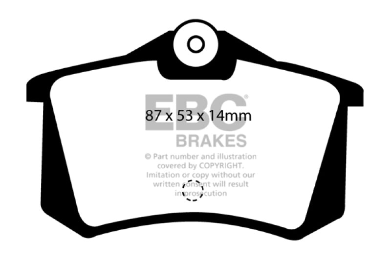 EBC YellowStuff Rear Brake Pads - DP4999R EBC