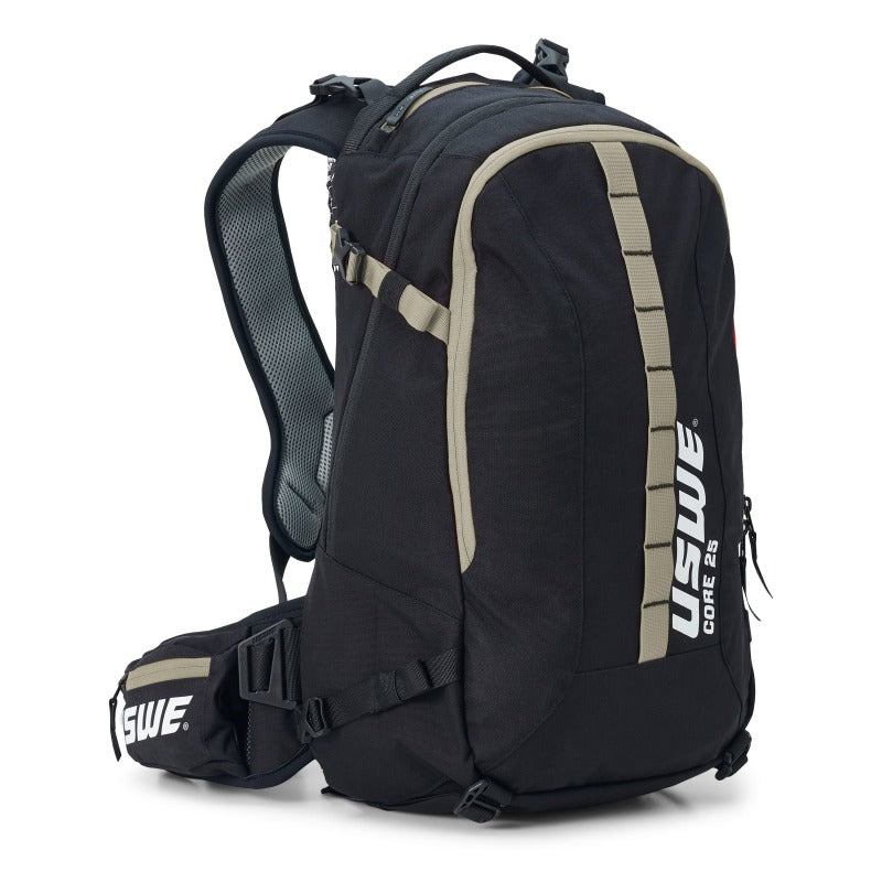 USWE Core Dirt Biking Daypack 25L - Black/Mudgreen USWE