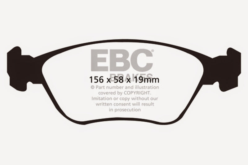 EBC YellowStuff Front Brake Pads - DP41362R EBC