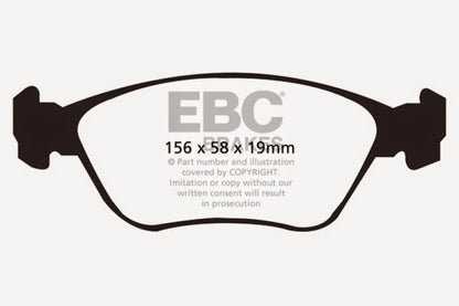 EBC YellowStuff Front Brake Pads - DP41362R EBC