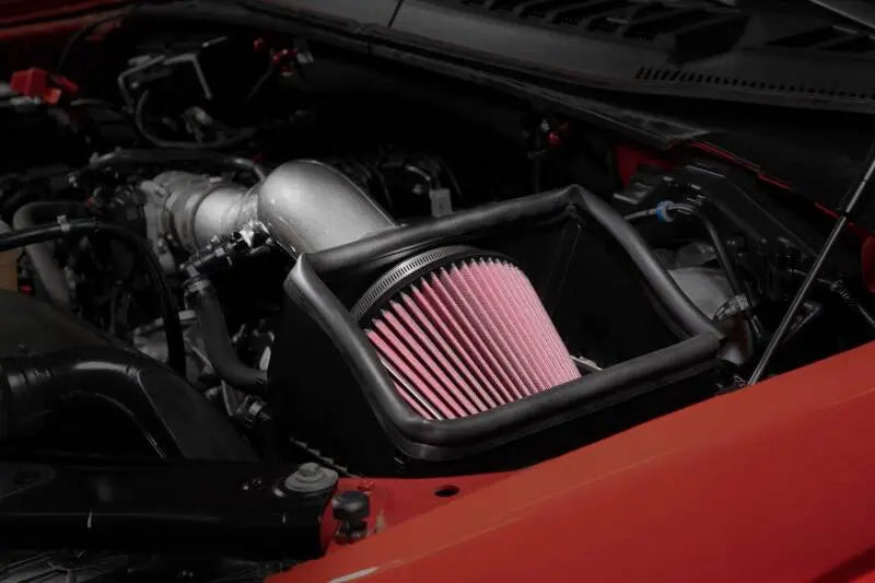 K&N 18-24 Ford F150 3.3L V6 Performance Air Intake System w/ Red Air Filter K&N Engineering