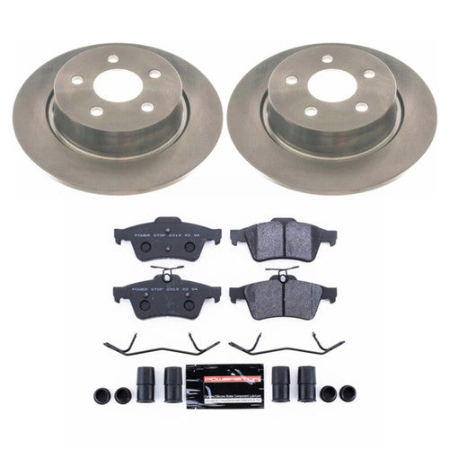 Power Stop 17-18 Buick LaCrosse Front and Rear Semi-Coated Rotor Kit