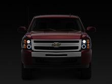 Load image into Gallery viewer, Raxiom 07-13 Silverado 1500 Super White LED Halo Projector Headlights- Black Housing (Clear Lens)