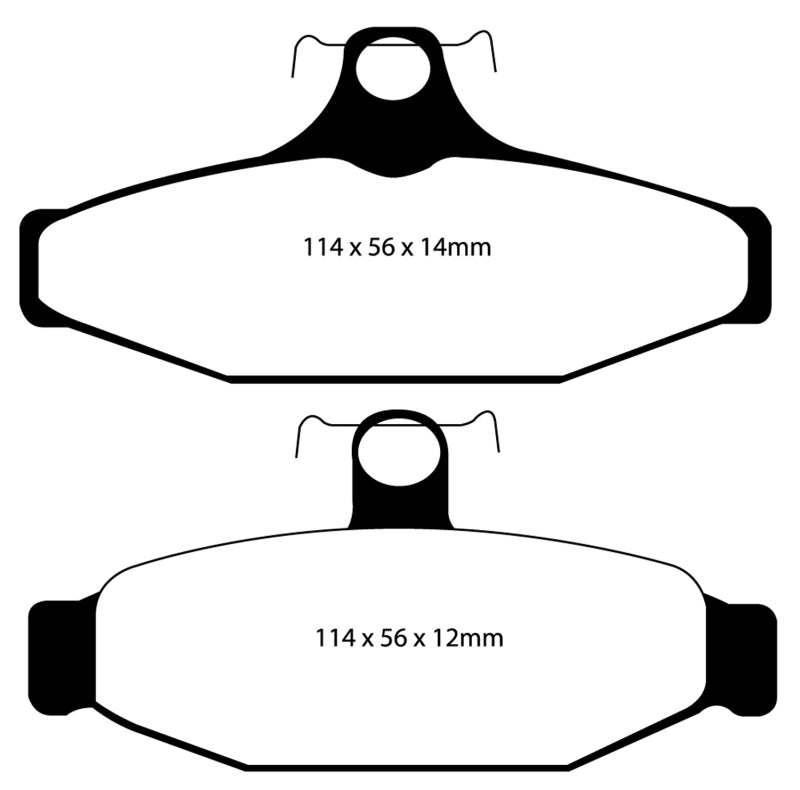 EBC BlueStuff Rear Brake Pads - DP51167NDX EBC