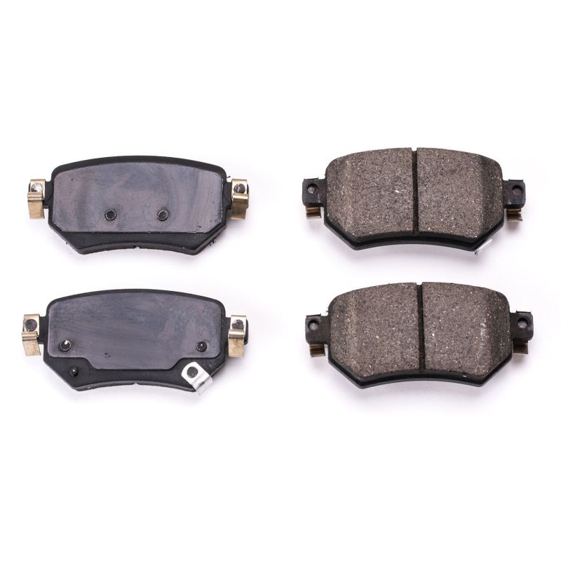 Power Stop 16-19 Mazda 6 Rear Z17 Evolution Ceramic Brake Pads w/Hardware PowerStop