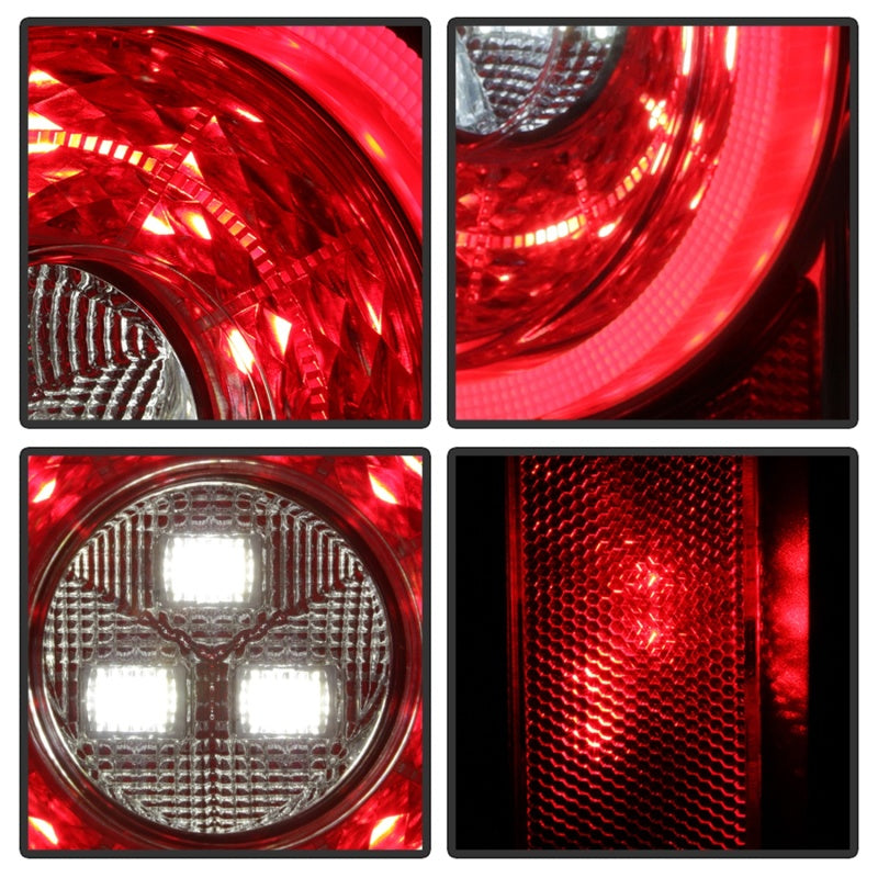 Spyder 19-20 Jeep Wrangler - Full LED Tail Lights - Seq Turn Signal - Chrome ALT-YD-JW19-SEQ-C SPYDER