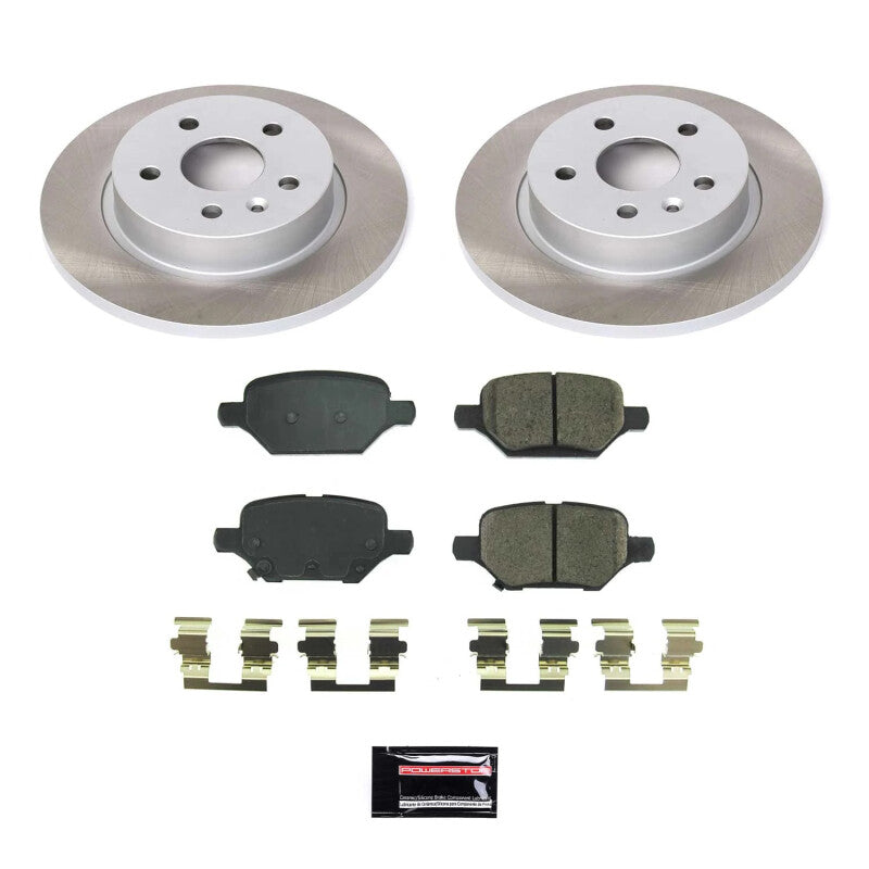 Power Stop 18-22 Chevrolet Trax Rear Semi-Coated Rotor Kit PowerStop