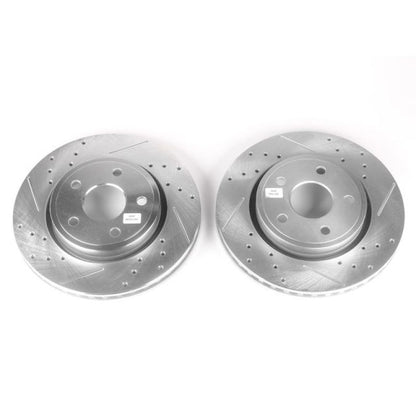 Power Stop 06-10 Jeep Commander Front Evolution Drilled & Slotted Rotors - Pair PowerStop