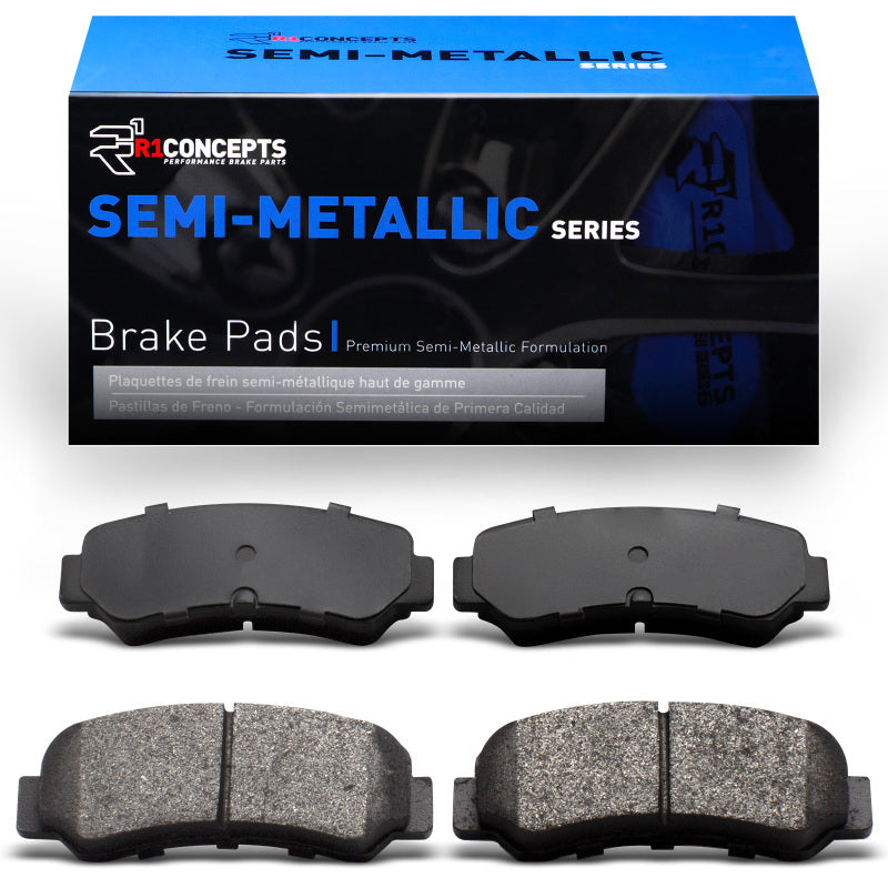 R1 Rear Semi-Metallic Brake Pads 1976-1980 Plymouth Arrow - 2311-0198-00
