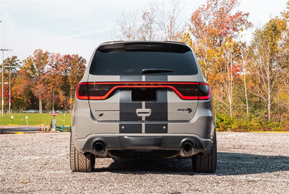 Corsa 21-22 Dodge Durango SRT Hellcat Cat-Back 2.75in Dual Rear Exit Sport 4.5in Black PVD Tips CORSA Performance