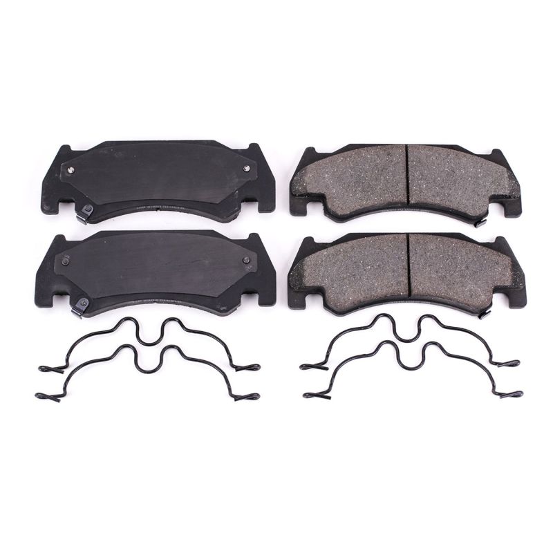 Power Stop 2005 Dodge Ram 1500 Front Z17 Evolution Ceramic Brake Pads w/Hardware PowerStop
